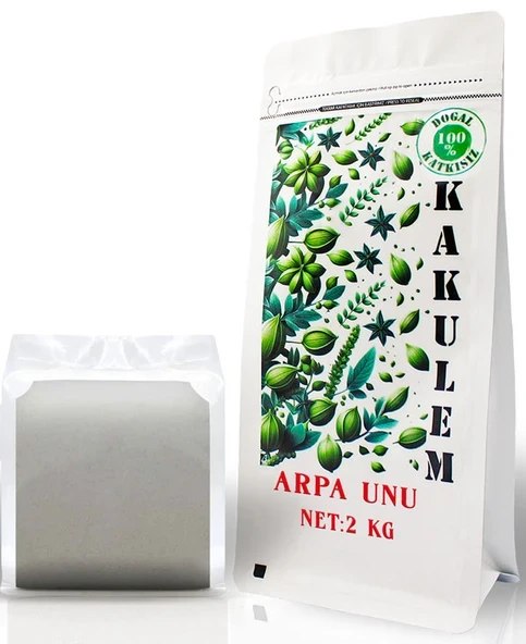 KAKULEM Sertifikalı Ata Tohum Katkısız Arpa Unu 2 KG ürün görseli 1