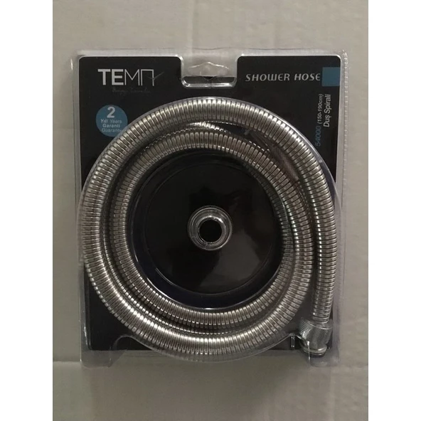 Tema Banyo Uzayan Duş Spiral Hortumu  150-190 cm 54000 Blister Ambalaj ürün görseli 1