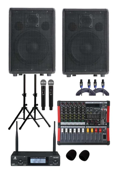 Lastvoice İdeal Plus Paket-4 Okul Tören ve Canlı Müzik Ses Sistemi Seti ürün görseli 1