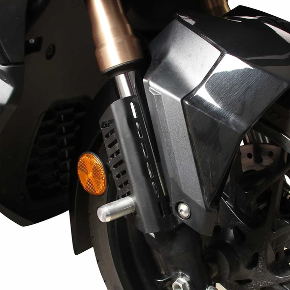 GP Kompozit 2023-2025 Honda ADV 350 Uyumlu Sis Farı Bağlantı Aksesuarı Siyah ürün görseli 1