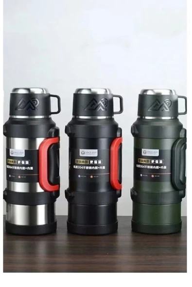 LEOPAR Çelik Büyük Boy Kamp Termosu 3.2 lt. YK1420 ürün görseli 1