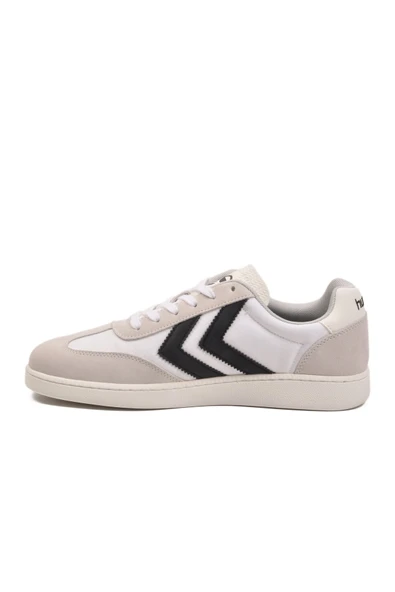 Beyaz Süet Detaylı Unisex Sneaker - Resim 4