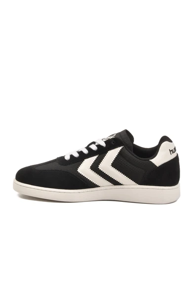 Siyah Süet Detaylı Unisex Sneaker - Resim 4