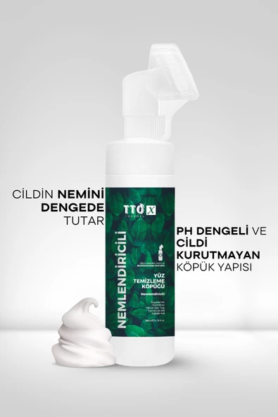 Tto X Nemlendirici Yüz Köpüğü 200 ml ürün görseli 1
