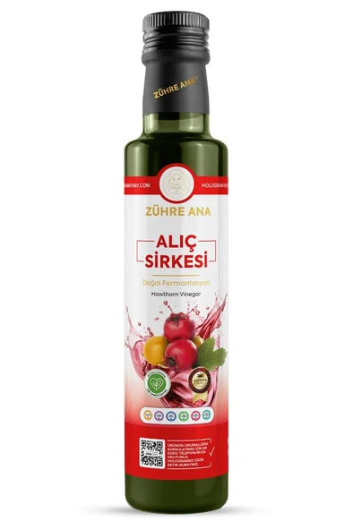 Zühre Ana Alıç Sirkesi Doğal Fermantasyon Hawthorn Vinegar 500 Ml ürün görseli 1