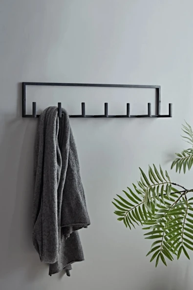 AJU Duvar Askısı 7 Kollu Metal Askılık Modern Elbise Çanta Ev Banyo Mutfak Düzenleyici Askılık ürün görseli 1