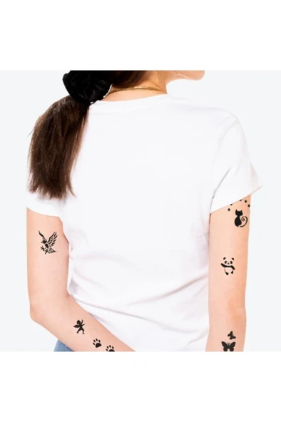 One Spray Tattoo Wonderland City Pack Dövme Şablon Seti+Siyah Sprey ürün görseli 1