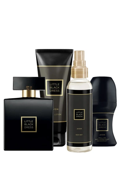 Little Black Dress Kadın Parfüm Losyon Rollon ve Vücut Spreyi Seti ürün görseli 1