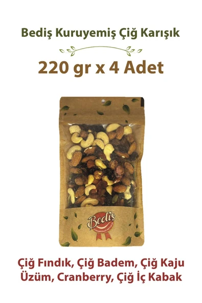 Naturel Kase Çiğ Special Karışık 220 gr x 4 Adet ürün görseli 1