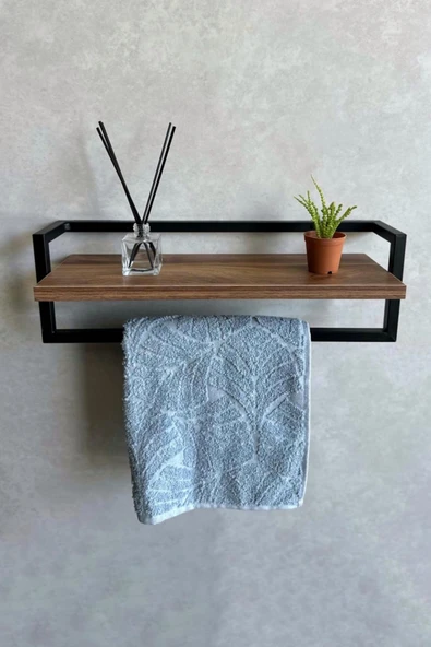 AJU Havluluk Banyo Rafı Sabunluk Şal Askılığı Havlu Askısı Banyo Mutfak Düzenleyici Modern Şık Raf ürün görseli 1