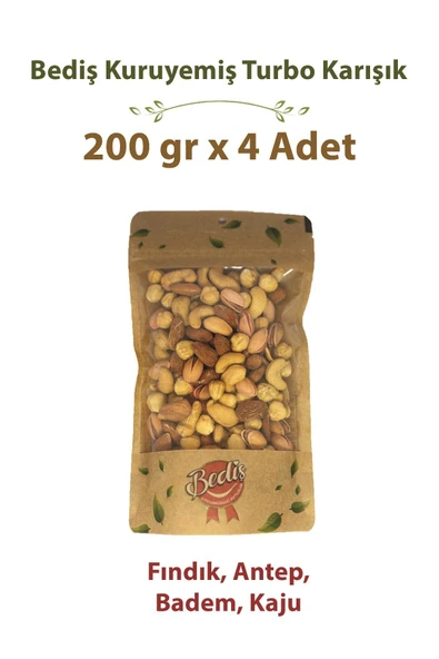 Naturel Turbo Karışık 200 gr x 4 Adet ürün görseli 1