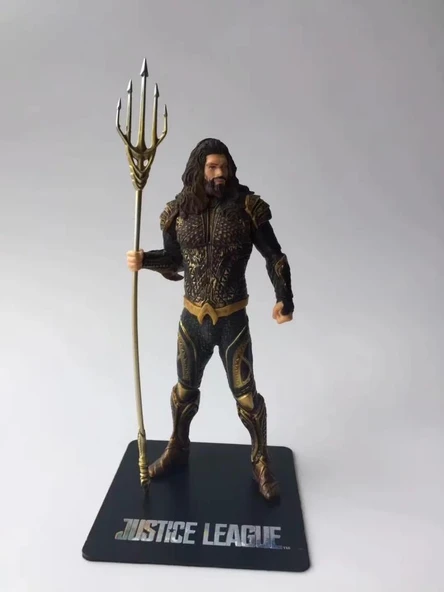 Aquaman Justice League Arthur Curry Eylem Karakter Figür Oyuncak Biblo 19 cm ürün görseli 1