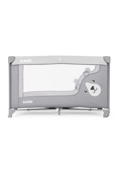 Kanz Teddy Oyun Parkı ve Park Yatak Gri 60 x 120 ürün görseli 1