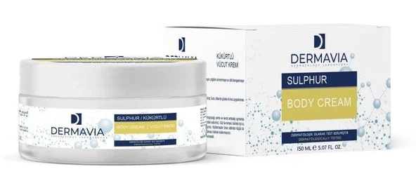 Dermavia Kükürtlü Vücut Kremi 150 Ml ürün görseli 1