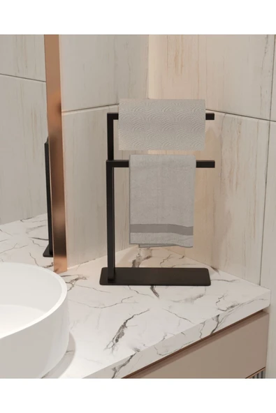 AJU Havluluk Tezgah Üzeri Kağıt El Havluluğu Ev Banyo Düzenleyici Paslanmaz Metal Montaj Gerektirmez ürün görseli 1