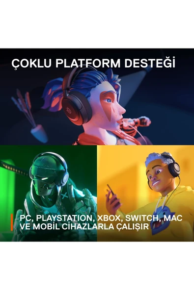 (OUTLET) SteelSeries Arctis Nova 1 Multi-system Oyun Kulaklığı - Siyah - Resim 3