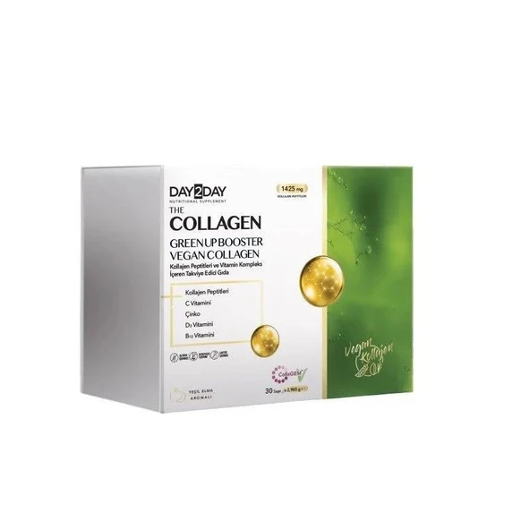 Day2Day The Collagen Green Up Booster Vegan Kolajen 30 Saşe ürün görseli 1