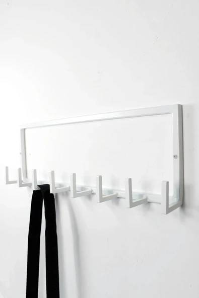 AJU Duvar Askısı 7 Kollu Metal Askılık Modern Elbise Çanta Ev Banyo Mutfak Askılığı Düzenleyici Askılık ürün görseli 1