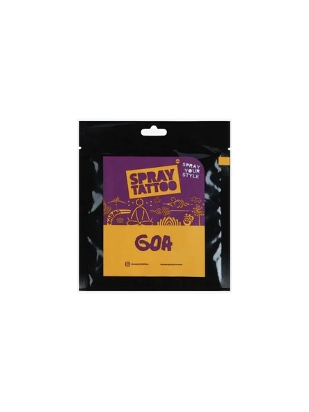 One Spray Tattoo Goa Pack Dövme Şablon Seti - Resim 5