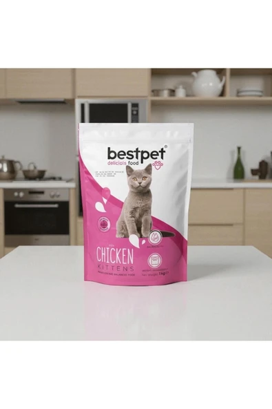 tavuklu yavru kedi maması 1kg ürün görseli 1