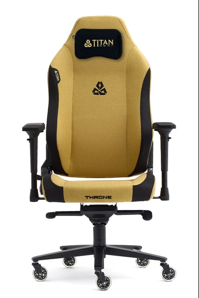 Titanseat Throne Mustard Kumaş Oyuncu Koltuğu ürün görseli 1