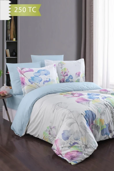 Varol 250 TC Bambu Karışımlı Pamuk Saten Nevresim Takımı – Family Size - NİCE ürün görseli 1