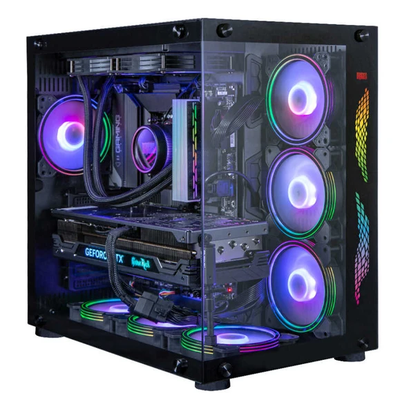 Dragos DRx6125 Ryzen 7 5700X 16GB Ram 1TB M.2 NVMe SSD Gigabyte Windforce 8GB RTX5060 Oem Paket ürün görseli 1