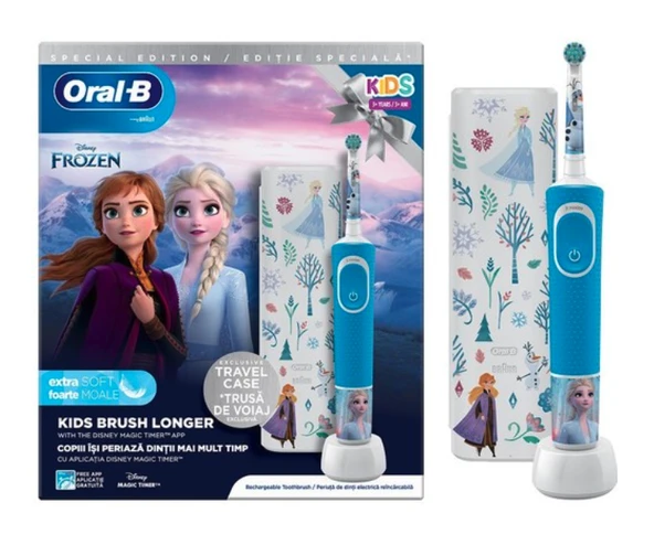 Oral-B Pro Çocuk Elektrikli Diş Fırçası Frozen Özel Sürüm ürün görseli 1