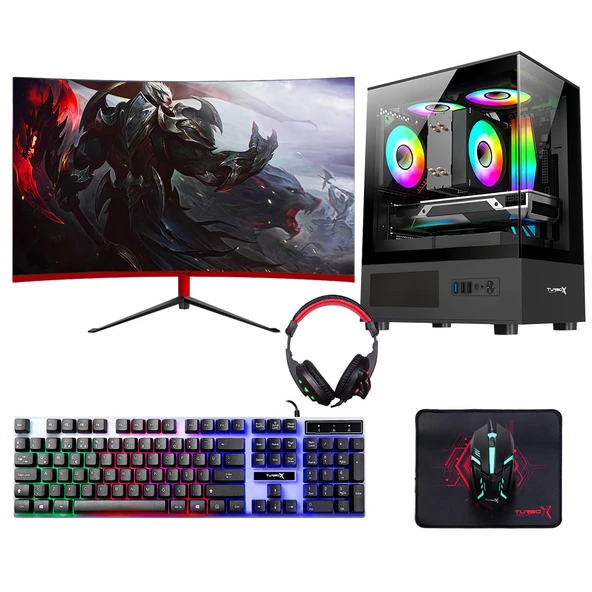 Turbox Tx6020 i5 6400 16GB DDR4 512GB SSD ASUS RTX3050 23.6 165Hz Curved Oem Paket ürün görseli 1