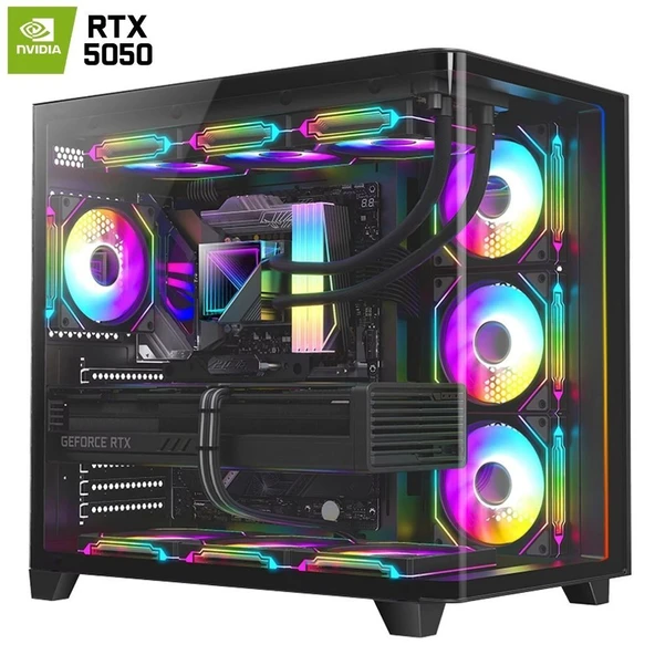 Dragos DRx7513 Ryzen 7 7700 32GB DDR5 1TB M2 NVMe SSD 8GB RTX5050 Oem Paket ürün görseli 1