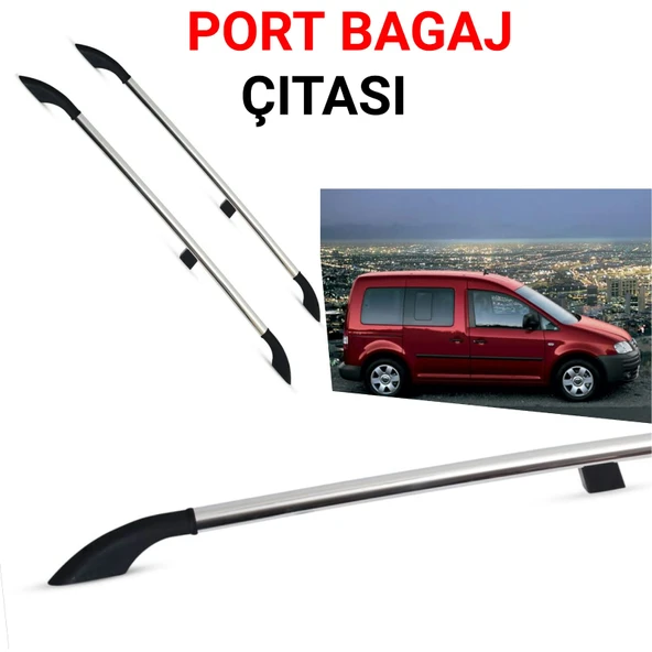 CADDY KISA ŞASE PORTBAGAJ TAVAN ÇİTASI GRİ 2003 2004 2005 2006 2007 2008 2009 2010 ürün görseli 1