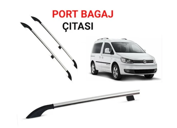 Caddy Kısa Şase Portbagaj Tavan Çitası Gri 2011-2020 ürün görseli 1