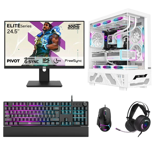 Dragos DRx7762 Ryzen 7 7700 32GB DDR5 1TB NVMe 16GB RTX5060Ti 24.5 İnç 300Hz 1ms Oem Paket ürün görseli 1