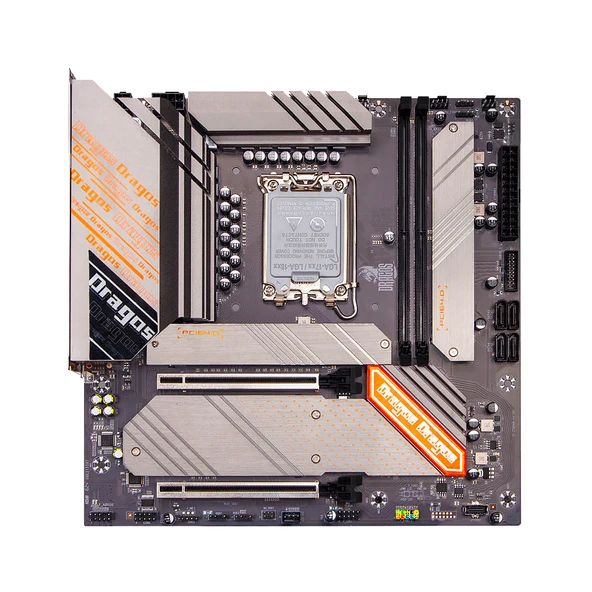 Dragos Dragmode Z790M Sata,M2 Ddr5 8000MHz(OC) Usb 3.2 Type-C Type-E Dp Hdmi Ses 2.5GbE Lan 1700P mATX Anakart ürün görseli 1