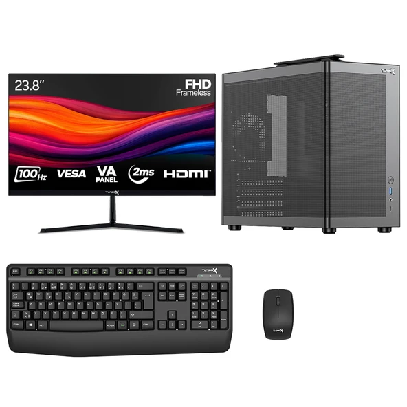 Turbox Tx8294 Ultra 5 225 32GB DDR5 Ram 512GB NVMe 23.8 inç Monitör Oem Paket ürün görseli 1