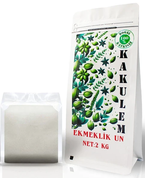 KAKULEM SERTİFİKALI Ata Tohum Ekmeklik Tam Buğday Unu 2 KG ürün görseli 1