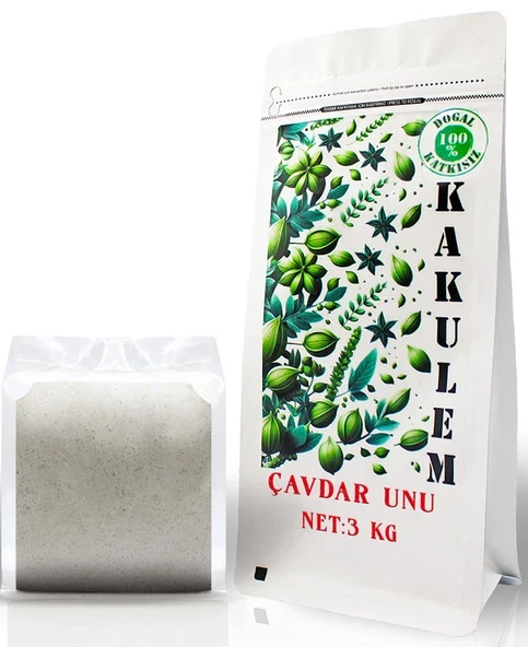 KAKULEM Sertifikalı Çavdar Unu 3 Kg Doğal %100 Katkısız ürün görseli 1