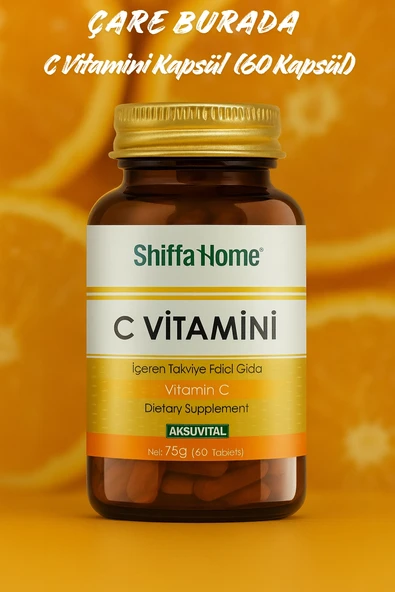 C Vitamini Kapsül (60 Kapsül) ürün görseli 1