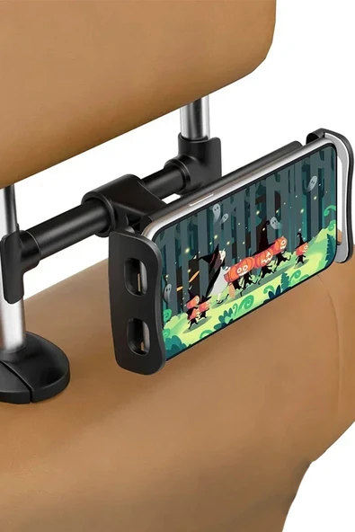 EXENAR Araç İçi Arka Koltuk İçin Tablet Tutucu 360 Derece Dönebilen Ayarlanabilir Tablet Telefon Tutucu ürün görseli 1