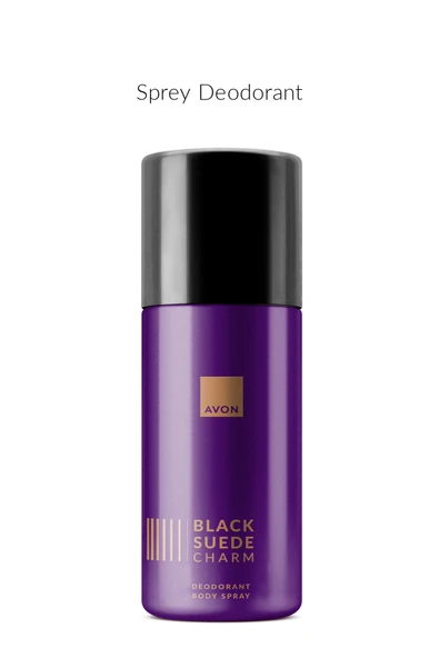 Avon Black Suede Charm Deodorant 150ml ürün görseli 1