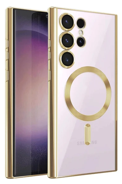 Samsung İle Uyumlu Galaxy S25 Ultra Kılıf Kross Mgsafe Silikon Kapak ürün görseli 1