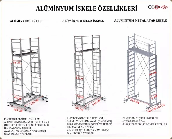 BEYKON MERDİVEN 2+2 TELESKOPİ İSKELE - Resim 2