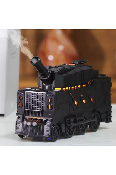 EXENAR Tank Tasarımlı Buhar Difüzörü- Led Işıklı Hava Nemlendirici - Aromaterapi Cihazı ürün görseli 1