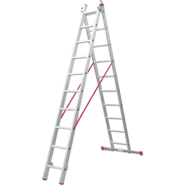 Beykon A Tipi 2x3 Toplam 6 Metre Endüstriyel Sürgülü Merdiven ürün görseli 1