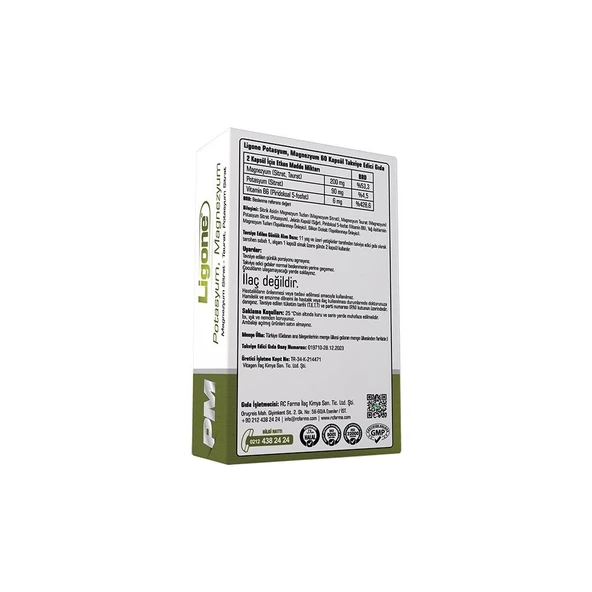 Ligone Potasyum Magnezyum 60 Kapsül - Resim 2