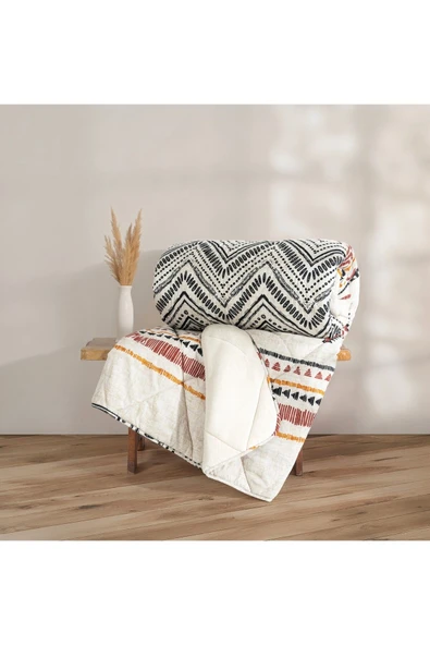 Velvet Çift Kişilik Yorgan Felix Bej 195x215 cm ürün görseli 1