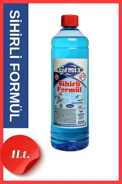 Gemix Sihirli Formül Mavi Su Fayans Derz Duşakabin Temizleyici 1000 ml ürün görseli 1