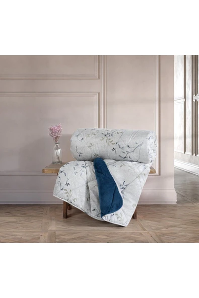 Velvet Tek Kişilik Yorgan Nitsa Denim 155x215 cm ürün görseli 1