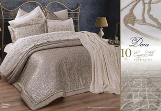 Bella Home 10 Parça Dora Çeyiz Seti - Krem ürün görseli 1