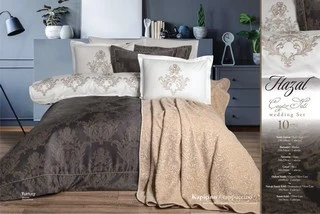 Bella Home 10 Parça Hazal Çeyiz Seti - Cappuccino ürün görseli 1